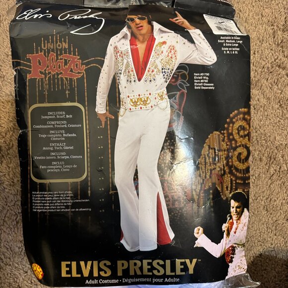 NEW Rubies Mens Deluxe Aloha Elvis Costume for Themed Parties and Halloween SZ M - Picture 8 of 8